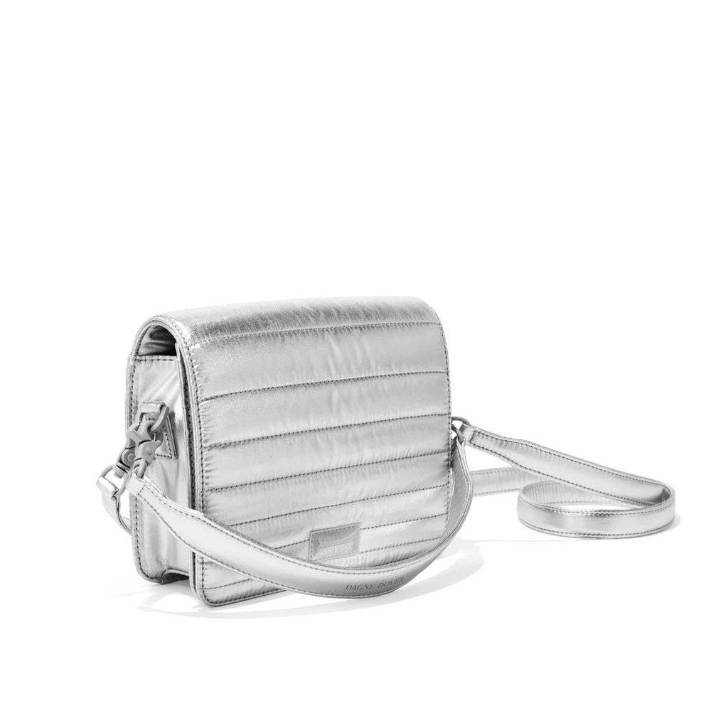 Dagne Dover Silver Crossbody Bag